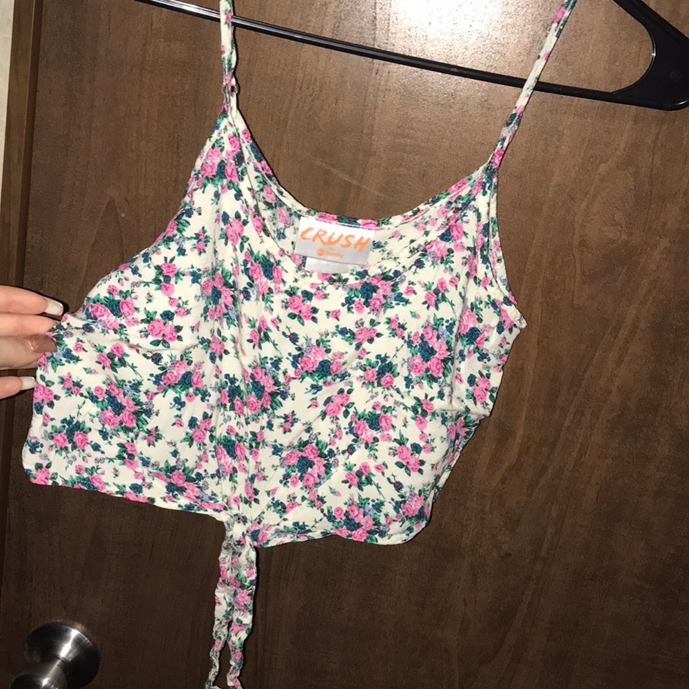 Floral crop top